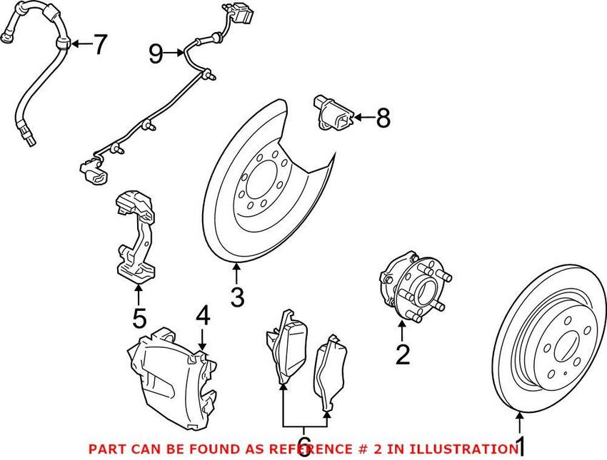 Volvo Wheel Bearing - Rear 31340686